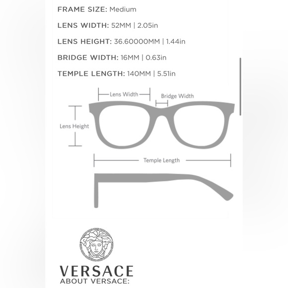 Versace Cat Eye Glasses - Picture 10 of 10